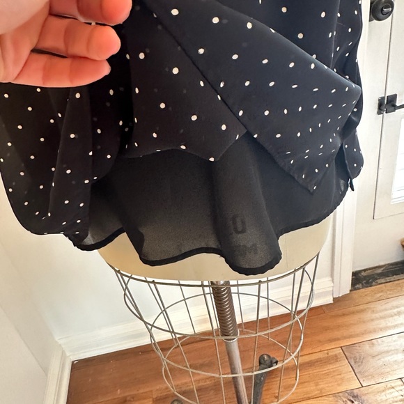 Blouse set. Cami is lined. Polka dots - Picture 6 of 8